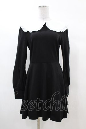 画像: KILL STAR / Mystra Collar Dress S 黒×白 H-25-03-08-012-SL-OP-KB-ZH
