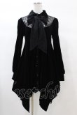 画像1: KILL STAR / Nymyra Velvet Cameo Dress L 黒 H-25-03-08-002-SL-OP-KB-ZH (1)