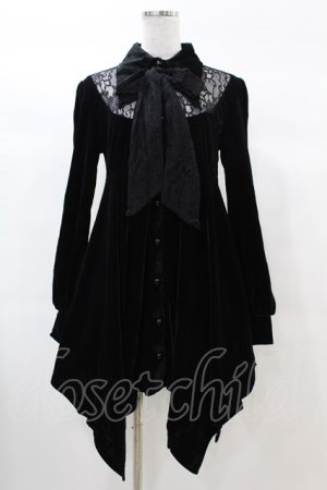 画像: KILL STAR / Nymyra Velvet Cameo Dress L 黒 H-25-03-08-002-SL-OP-KB-ZH