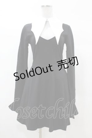 画像: KILL STAR / Fall From Grace II Skater Dress XS 黒×白 H-25-03-08-016-SL-OP-KB-ZH