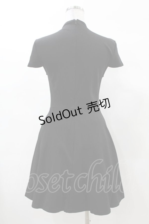画像2: KILL STAR / Tied Up Skater Dress XS 黒 H-25-03-08-019-SL-OP-KB-ZS (2)