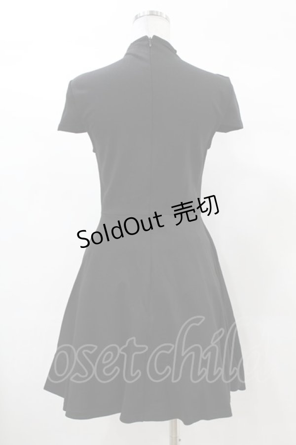 画像2: KILL STAR / Tied Up Skater Dress XS 黒 H-25-03-08-020-SL-OP-KB-ZY (2)