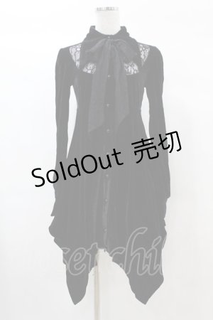 画像: KILL STAR / Nymyra Velvet Cameo Dress XS 黒 H-25-03-08-003-SL-OP-KB-ZH