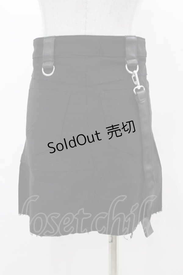 画像2: KILL STAR / Carnevil Skirt XS 黒 H-25-03-08-034-SL-SK-KB-ZH (2)