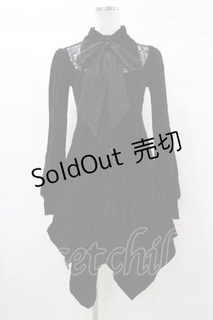 画像: KILL STAR / Nymyra Velvet Cameo Dress XS 黒 H-25-03-08-004-SL-OP-KB-ZH