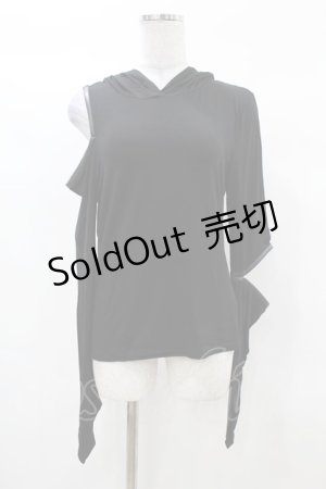 画像: KILL STAR / Morwen Hooded Top M 黒 H-25-03-08-039-SL-TO-KB-ZH