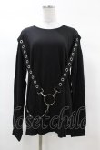画像1: KILL STAR / Ruckus Long Sleeve Top XS 黒 H-25-03-08-041-SL-TO-KB-ZH (1)