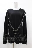 画像1: KILL STAR / Ruckus Long Sleeve Top XS 黒 H-25-03-08-042-SL-TO-KB-ZI (1)