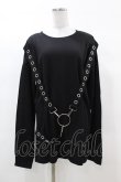 画像1: KILL STAR / Ruckus Long Sleeve Top XS 黒 H-25-03-08-043-SL-TO-KB-ZY (1)