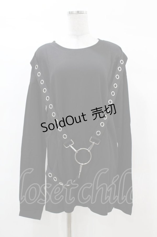 画像1: KILL STAR / Ruckus Long Sleeve Top XS 黒 H-25-03-08-043-SL-TO-KB-ZY (1)