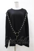 画像1: KILL STAR / Ruckus Long Sleeve Top XS 黒 H-25-03-08-044-SL-TO-KB-ZH (1)