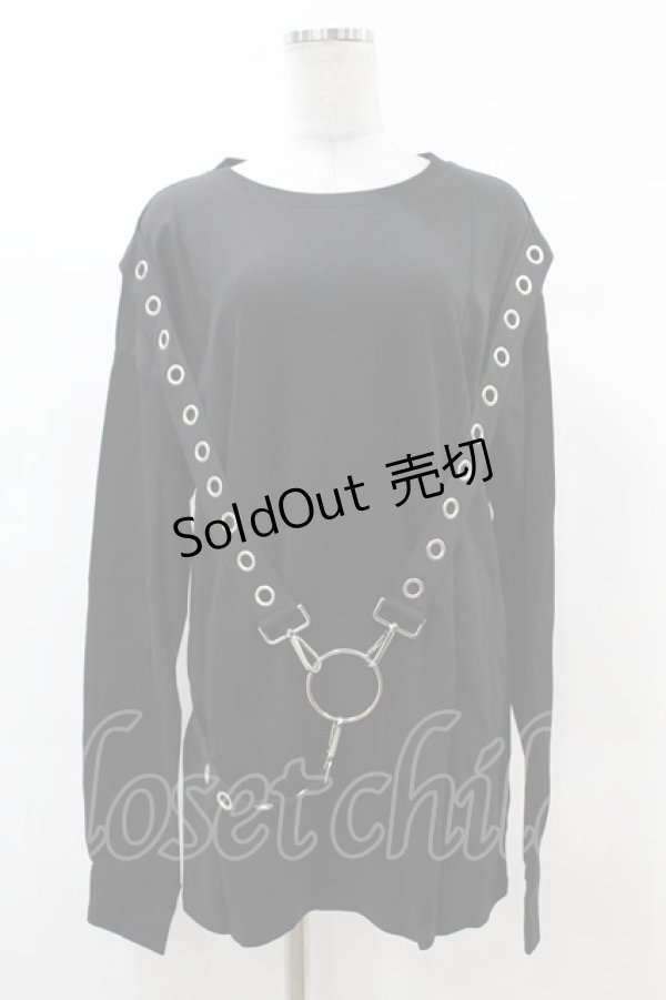 画像1: KILL STAR / Ruckus Long Sleeve Top XS 黒 H-25-03-08-045-SL-TO-KB-ZS (1)