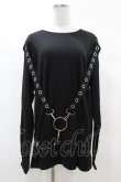 画像1: KILL STAR / Ruckus Long Sleeve Top XS 黒 H-25-03-08-047-SL-TO-KB-ZI (1)