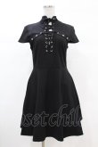 画像1: KILL STAR / Tied Up Skater Dress S ブラック H-25-03-09-001-SL-OP-KB-ZI (1)