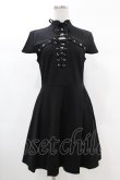 画像1: KILL STAR / Tied Up Skater Dress S ブラック H-25-03-09-006-SL-OP-KB-ZH (1)