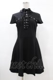 画像1: KILL STAR / Tied Up Skater Dress S ブラック H-25-03-09-007-SL-OP-KB-ZH (1)