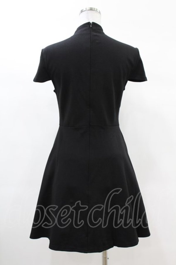 画像2: KILL STAR / Tied Up Skater Dress S ブラック H-25-03-09-007-SL-OP-KB-ZH (2)