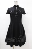 画像1: KILL STAR / Tied Up Skater Dress S ブラック H-25-03-09-008-SL-OP-KB-OS (1)