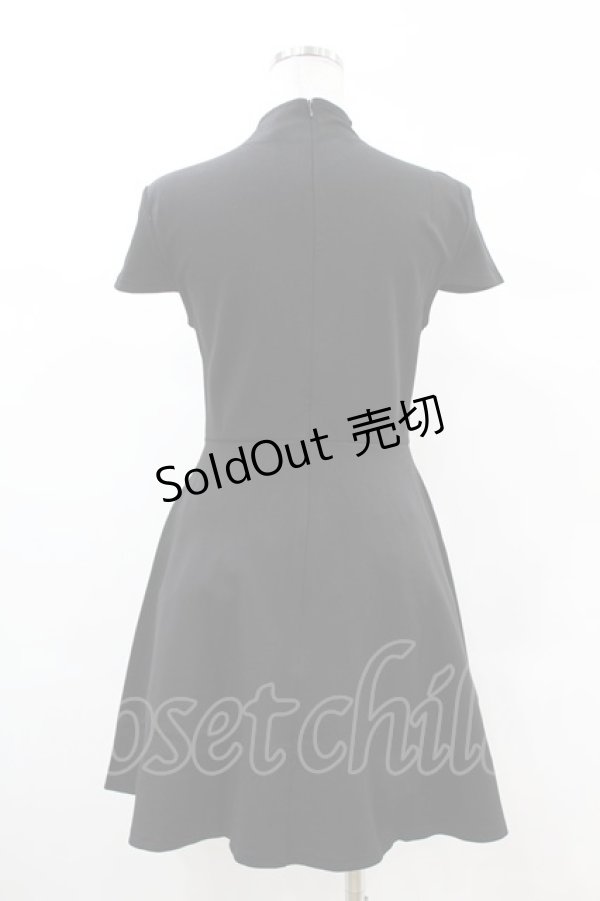 画像2: KILL STAR / Tied Up Skater Dress S ブラック H-25-03-09-001-SL-OP-KB-ZI (2)