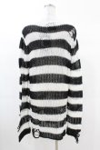 画像2: KILL STAR / Pugsley Knit Sweater S 黒×白 H-25-03-09-012-SL-TO-KB-ZH (2)