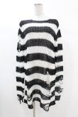 画像1: KILL STAR / Pugsley Knit Sweater S 黒×白 H-25-03-09-018-SL-TO-KB-ZH (1)