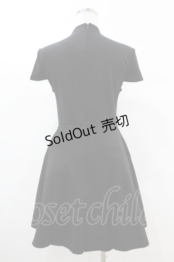 画像2: KILL STAR / Tied Up Skater Dress S ブラック H-25-03-09-002-SL-OP-KB-ZS (2)