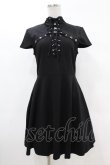 画像1: KILL STAR / Tied Up Skater Dress S ブラック H-25-03-09-003-SL-OP-KB-ZH (1)
