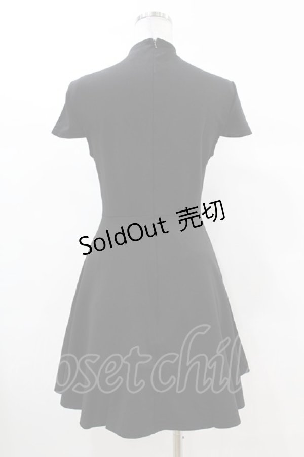 画像2: KILL STAR / Tied Up Skater Dress S ブラック H-25-03-09-003-SL-OP-KB-ZH (2)