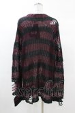 画像2: KILL STAR / Cassius Knit Sweater S 黒×ダークパープル H-25-03-09-032-SL-TO-KB-ZH (2)