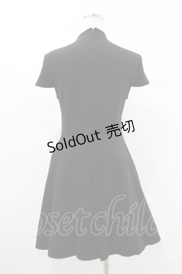 画像2: KILL STAR / Tied Up Skater Dress S ブラック H-25-03-09-004-SL-OP-KB-ZI (2)