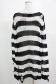 画像3: KILL STAR / Pugsley Knit Sweater M 黒×白 H-25-03-10-036-SL-TO-KB-ZH (3)