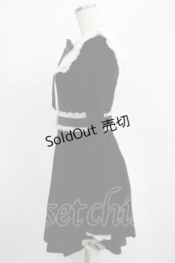 画像2: KILL STAR / Infinity Coven Long Sleeve Dress XS 黒×白 H-25-03-10-004-SL-OP-KB-ZT331 (2)