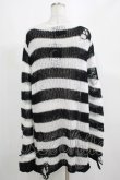 画像3: KILL STAR / Pugsley Knit Sweater M 黒×白 H-25-03-10-042-SL-TO-KB-ZH (3)