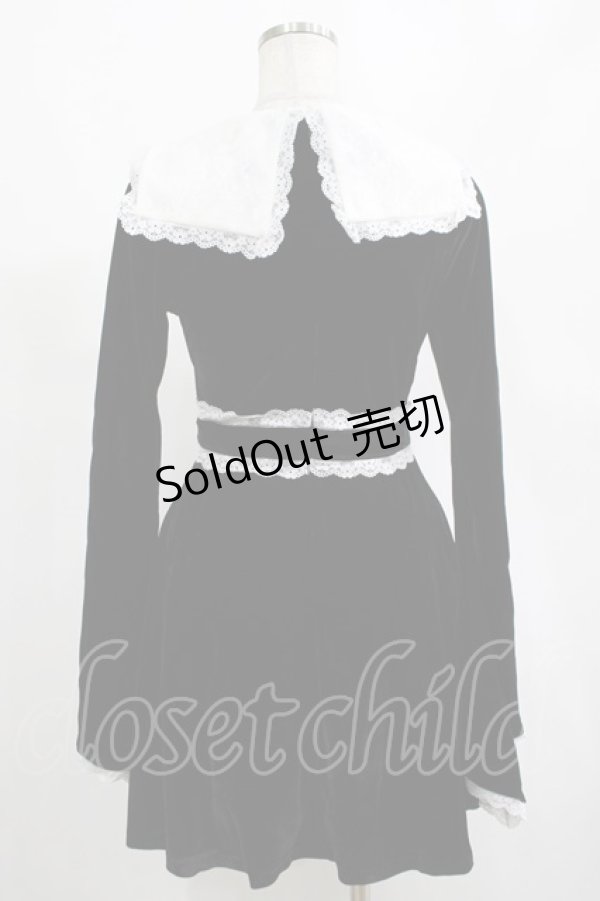 画像3: KILL STAR / Infinity Coven Long Sleeve Dress XS 黒×白 H-25-03-10-004-SL-OP-KB-ZT331 (3)