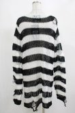 画像3: KILL STAR / Pugsley Knit Sweater M 黒×白 H-25-03-10-044-SL-TO-KB-ZH (3)