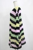 画像2: KILL STAR / Liqorice Knit Sweater L 黒×ピンク×ミント×イエロー H-25-03-10-045-SL-TO-KB-ZH (2)