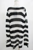画像3: KILL STAR / Pugsley Knit Sweater M 黒×白 H-25-03-10-046-SL-TO-KB-ZH (3)