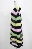 画像2: KILL STAR / Liqorice Knit Sweater L 黒×ピンク×ミント×イエロー H-25-03-10-047-SL-TO-KB-ZH (2)