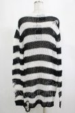 画像3: KILL STAR / Pugsley Knit Sweater M 黒×白 H-25-03-10-048-SL-TO-KB-ZH (3)