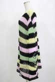画像2: KILL STAR / Liqorice Knit Sweater L 黒×ピンク×ミント×イエロー H-25-03-10-049-SL-TO-KB-ZH (2)