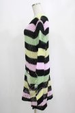 画像2: KILL STAR / Liqorice Knit Sweater XS 黒×ピンク×ミント×イエロー H-25-03-10-005-SL-TO-KB-ZH (2)