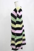 画像2: KILL STAR / Liqorice Knit Sweater L 黒×ピンク×ミント×イエロー H-25-03-10-053-SL-TO-KB-ZH (2)