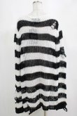画像3: KILL STAR / Pugsley Knit Sweater XXL 黒×白 H-25-03-10-054-SL-TO-KB-ZH (3)