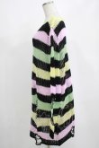画像2: KILL STAR / Liqorice Knit Sweater L 黒×ピンク×ミント×イエロー H-25-03-10-055-SL-TO-KB-ZH (2)