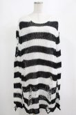 画像1: KILL STAR / Pugsley Knit Sweater XXL 黒×白 H-25-03-10-056-SL-TO-KB-ZI (1)
