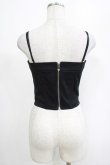 画像3: DARK IN LOVE / Punk metal crop corset XS ブラック H-25-03-10-058-PU-TO-KB-ZH (3)