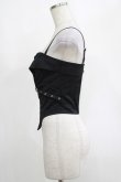 画像2: DARK IN LOVE / Punk metal crop corset XS ブラック H-25-03-10-060-PU-TO-KB-ZH (2)
