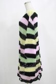 画像2: KILL STAR / Liqorice Knit Sweater L 黒×ピンク×ミント×イエロー H-25-03-10-066-SL-TO-KB-ZI (2)