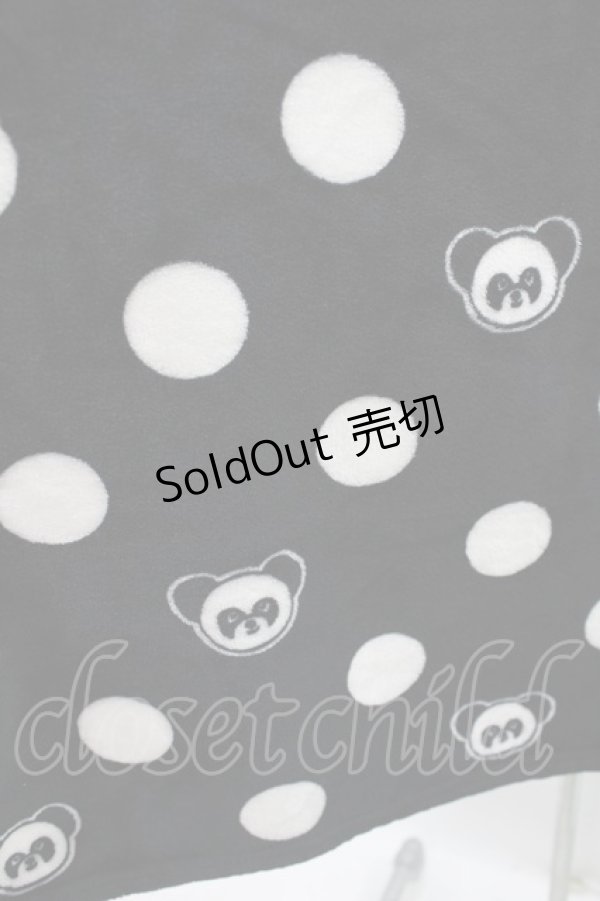 画像2: 【SALE】Candy Stripper / PEPEちゃんボアブランケット  黒 H-25-03-10-1033-PU-ZA-KB-ZT437 (2)