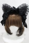 画像2: HANGRY&ANGRY / CAT EARS HEAD DRESS  ブラック H-25-03-10-1039-HN-AC-KB-ZH (2)
